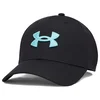 Moška kapa s ščitnikom Under Armour BLITZING LOW STR Black/Blue Haze S/M