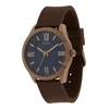 GUESS Analogna ura ELLIOT temno modra/temno rjava/zlata