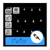 Aigostar - LED Spoljašnji lanac 100xLED/8 funkcija 13m IP44 hladno bela