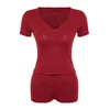 Trendyol Milla Ženski set pidžame Thmss24Pt00097, Bordo