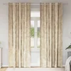 Baršunaste zavjese sa zavjesama 2 pcs Krema 245 x 140 cm Baršun