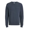 JACK & JONES Pulover JJEBRODY temno siva