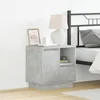 Noćni ormar s ladicama 2 pcs Betonski sivi 50 x 34,5 x 50 cm.