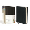 NIV, Journal the Word Bible, Hardcover, Black, Red Letter, Comfort Print