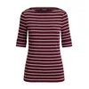 Lauren Ralph Lauren Majica burgund/bela