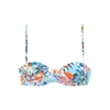 VENICE BEACH Bikini zgornji del modra/svetlo modra/temno zelena/oranžna