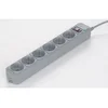 GEMBIRD - Surge Protection Power strip, 6 sockets, 3m, 16A Automatic Circuit Breaker, Power Switch, Grey