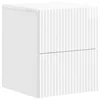 vidaXL vidaXL Stenski nočni omarici Bela visok sijaj 33 x 34,5 x 40 cm, (5000209556)