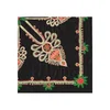 Eko serviete za decoupage Parzenica Pattern Black - 1 kos