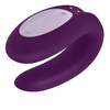 Satisfyer Double Joy vibrator za pare, vijolčen