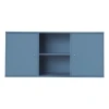 Modra nizka stenska komoda 133x61 cm Mistral – Hammel Furniture