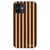 Fashion Case za Apple iPhone 12 mini - Brown lines