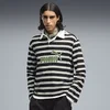PUMA Essentials Elevated No. 1 Relaxed Rugby Polo Men, Clothing, Black/Striped, S