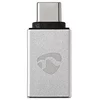 Nedis PROFIGOLD Adapter USB-C/USB 3.2 Gen 1/ vtič USB-C - vtičnica USB-A/ aluminij/ srebrna/ škatla