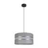 Luster na sajli CORAL 1xE27/60W/230V prečnik 40 cm siva