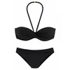LASCANA Bikini, črna