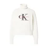 Calvin Klein Jeans Pulover siva / rdeča / bela