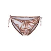 ONLY Bikini hlačke Tricia rjava / kapučino / bela