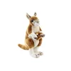 Uni-Toys Plišasti kenguru z dojenčkom 23 cm Okolju prijazno