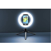 DEMO - Krožna LED luč CELLULALRINE selfie ring, LED, črn