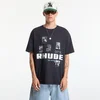 Majice Rhude Winter 91 Rallye Tee Vintage Black/ White/ Blue XXL