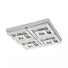 Eglo Fradelo zidna/plafonjera/1, led, 48w, hrom/kristal