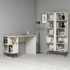 Hanah home Polica 120x78,8x60?cm Krem-Crna
