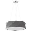 Lestenec na vrvici KANTOOR 1xE27/15W/230V siv