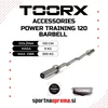 Toorx Power Training 120 Barbell – valovita EZ olimpijska palica – dolžina 120 cm, teža 9 kg, max. obr. 300 kg – po naročilu (dobava 10 do 14 dni)