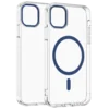 Transparent Color Ring MagSafe maska za iPhone 14 Plus – Plava
