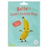 Hello Quret Friends Mask - banana banana maska iz platna