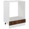 Vidaxl Omarica za pečico Riga rjav hrast 60x46x81,5cm inženirski les