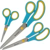 ŠKARJE WESTCOTT SET EASY GRIP 13cm, 20,1cm, 24,7cm MODRE 1/3 N-90028 00
