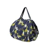 Shupatto Nakupovalna torba Compact Bag M moder denim / zelena / bela