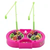 Teddies Igralna riba/ribič magnetna plastika 14cm + 2 palici za vlečenje - mešanica barv