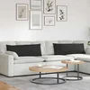Jastučići za sofu 2 pcs Crna 120 x 40 cm tkanina