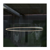 Ideal Lux - LED luster na sajli ORACLE SLIM LED/40W/230V 3000K prečnik 70 cm crna
