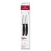 Victorinox nož 6.7603.2 set 2v1 za zelenjavo, raven, 8cm, črn