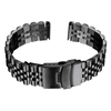 Metalni kaiš 22mm Crna boja MK22.30