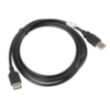 Lanberg LANBERG USB 2.0 podaljšek AM-AF 1.8m (črn) CA-USBE-10CC-0018-BK
