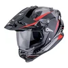 SCORPION Adf-9000 air feat black-silver-red kaciga