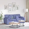 Modularna sofa s jastucima, traperice plave boje