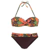 VIVANCE Bikini čokolada/rumena/zelena/oranžna