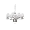 Luster Pegaso E14 maks. 8x28W beli/hrom Ideal Lux