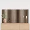 Zidne panele 2 pcs Smeđa 60,5 x 60 cm