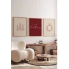 Uokvirena slika Wallity Nwyearmdl5, 33x48 cm, 3 dijela