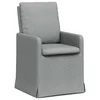 Vidaxl Jedilni stoli 2 szt. Svetlo siva 57 x 67 x 98 cm blago
