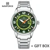 Naviforce nf8044 zeleni muški ručni sat kvarcni mehanizam ( NF8044 ZELENI )
