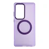 Silikonska futrola Magsafe FLURO COLOR Samsung S25 ULTRA LJUBIČASTA
