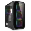 Sharkoon AK5G RGB midiATX okno črno ohišje